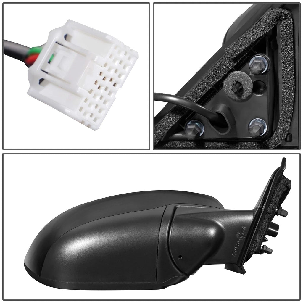 Power Passenger Side Door Mirror for Nissan Rogue (2014–2016) NI1321267