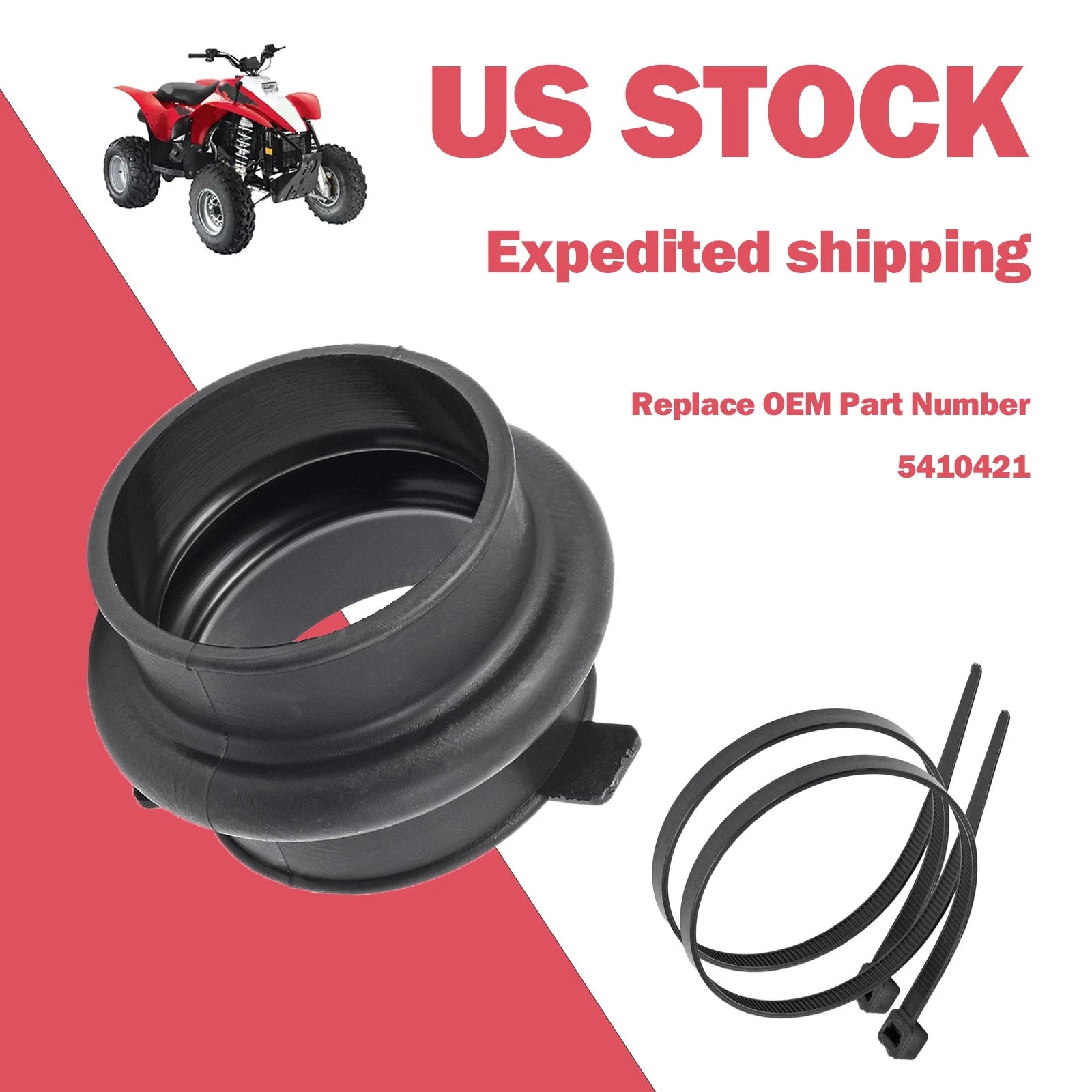 Intake Clutch Boot 5410421 for Polaris Scrambler 500 400 250 (1999–2005)