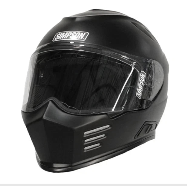 Simpson Ghost Bandit Helmet GDBM2 for Motorcycle (Adult Medium) - Clear Visor