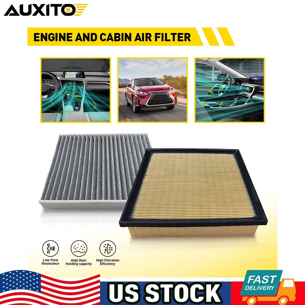 Combo Set Engine & Cabin Air Filter for Lexus RX350 (2016–2022) RX350L (2018–2022)