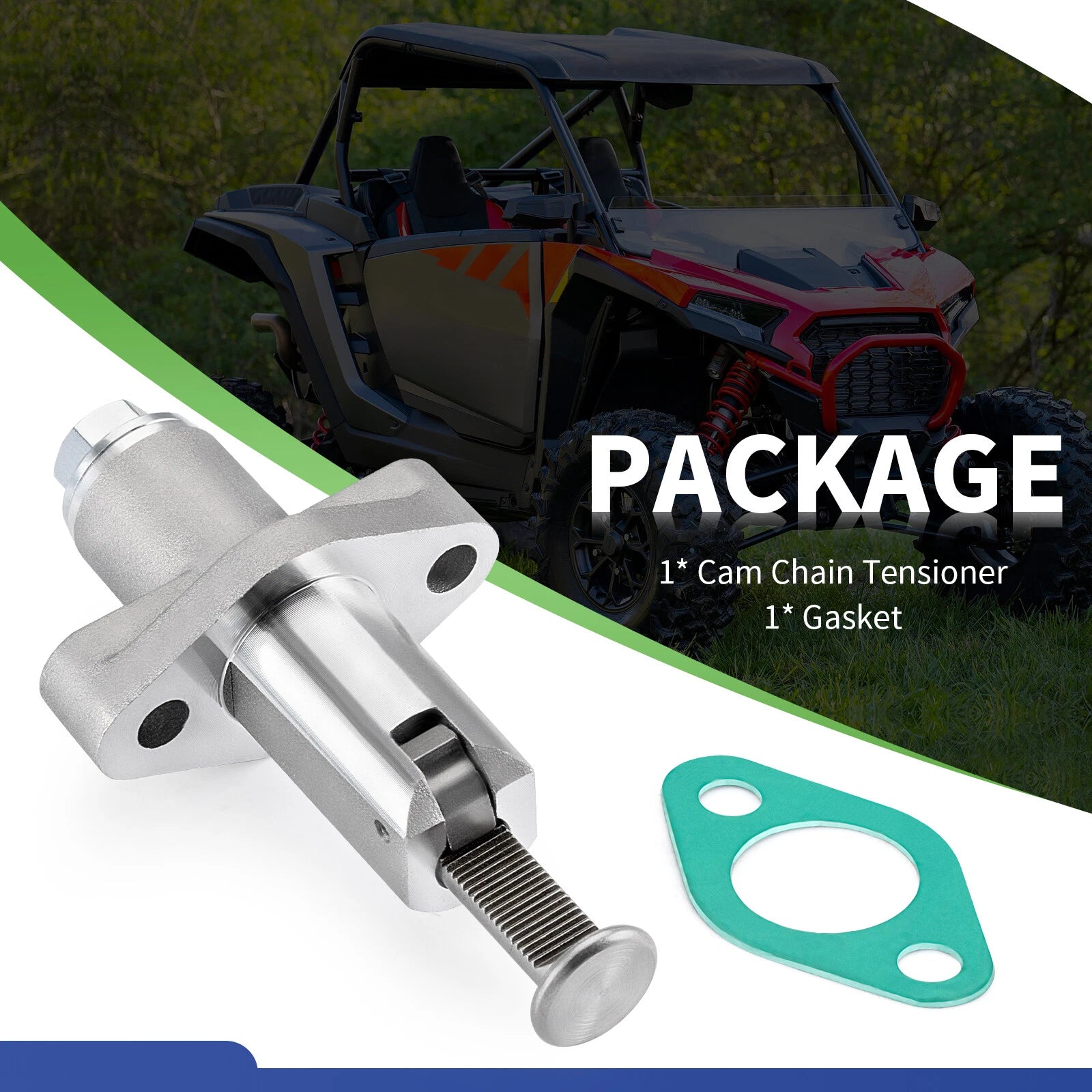 Cam Chain Tensioner with Gasket for Polaris RZR 900 1000 PRO Turbo (2015–2021)