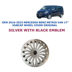17" Hubcap Wheel Cover for Mercedes-Benz Metris Van (2016–2023) OEM Silver