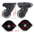 Set of 4 Swivel Wheels for Universal Suitcase Luggage Trolley