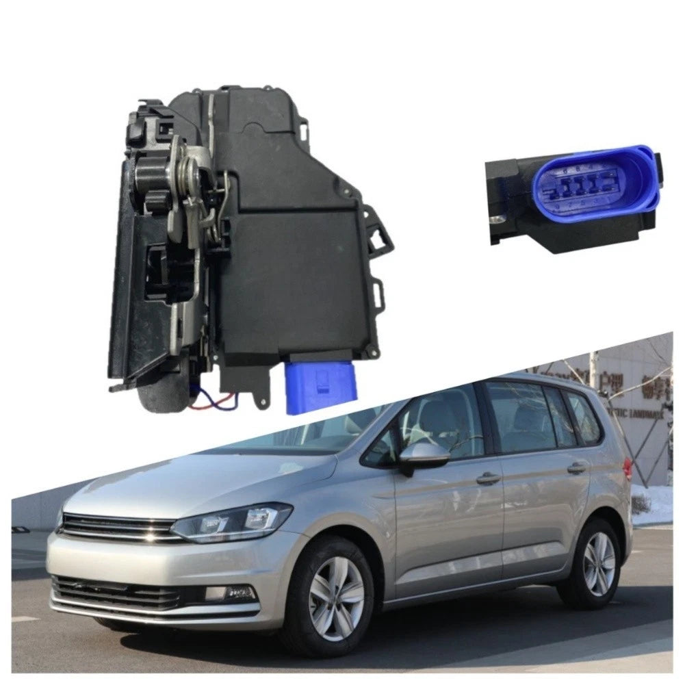 Black ABS Door Lock Block 3D4839016K Right Rear for Volkswagen Phaeton (2004–2006)