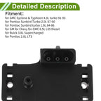 MAP Sensor for GMC Syclone & Typhoon (1991–1993) No.16254539