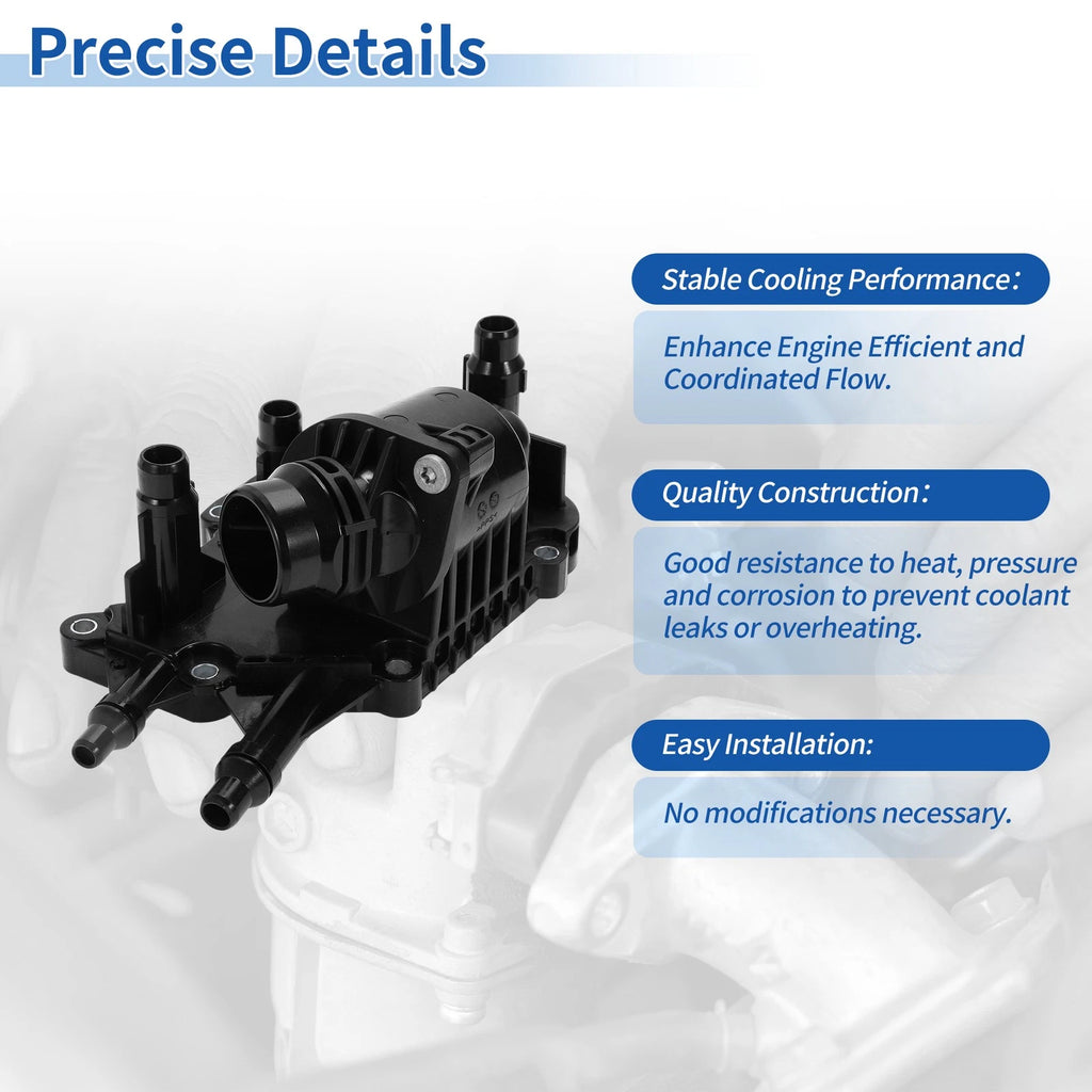 Engine Coolant Thermostat Housing Assembly No. 11538576288 for BMW 5-Series (2018)