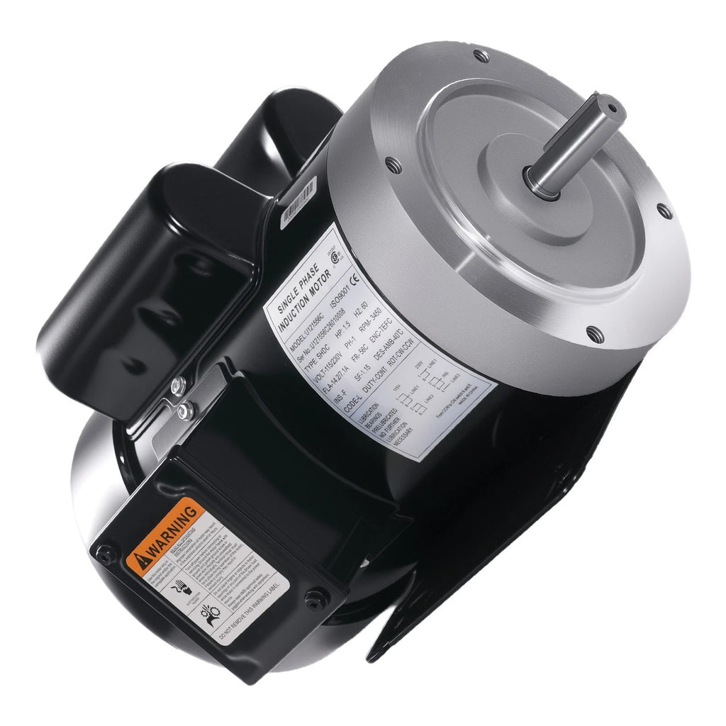 1.5HP Electric Motor 115V/230V 3450RPM 56C Frame ODP CCW