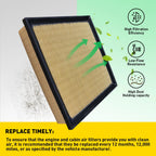 Combo Engine & Cabin Air Filter for Lexus RX350 RX350L (2016–2022)