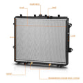 Aluminum Radiator for Toyota 4Runner 2010–2019 DPI-13251