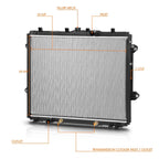 Aluminum Radiator for Toyota 4Runner 2010–2019 DPI-13251