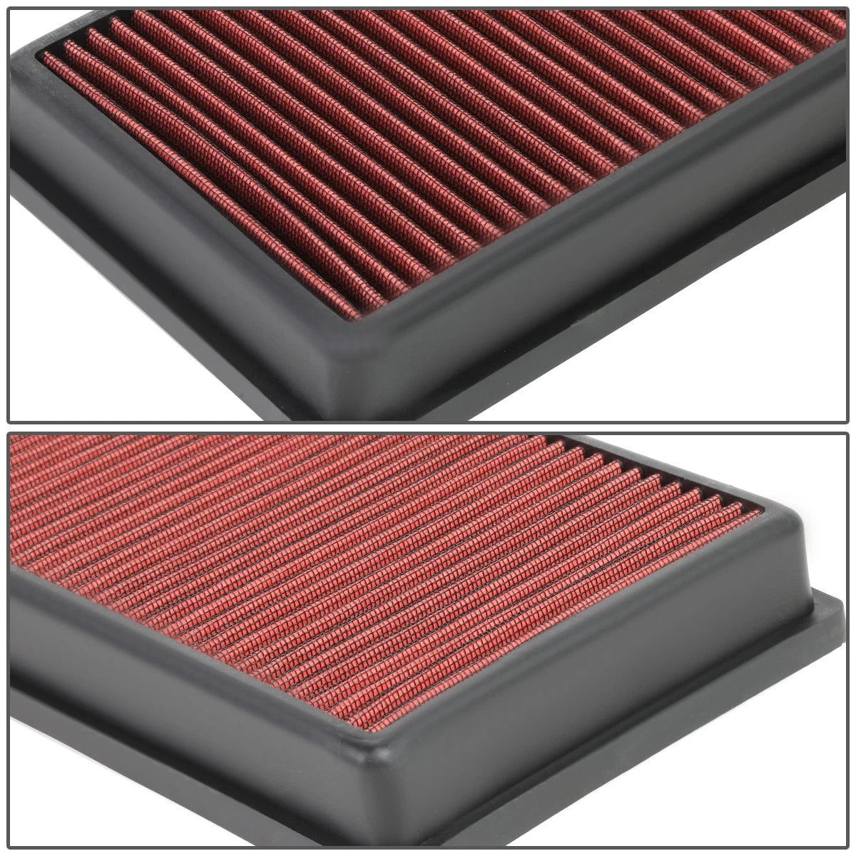 Set of 2 Reusable Drop-In Air Filters for Citroen DS, Peugeot (2003–2019)