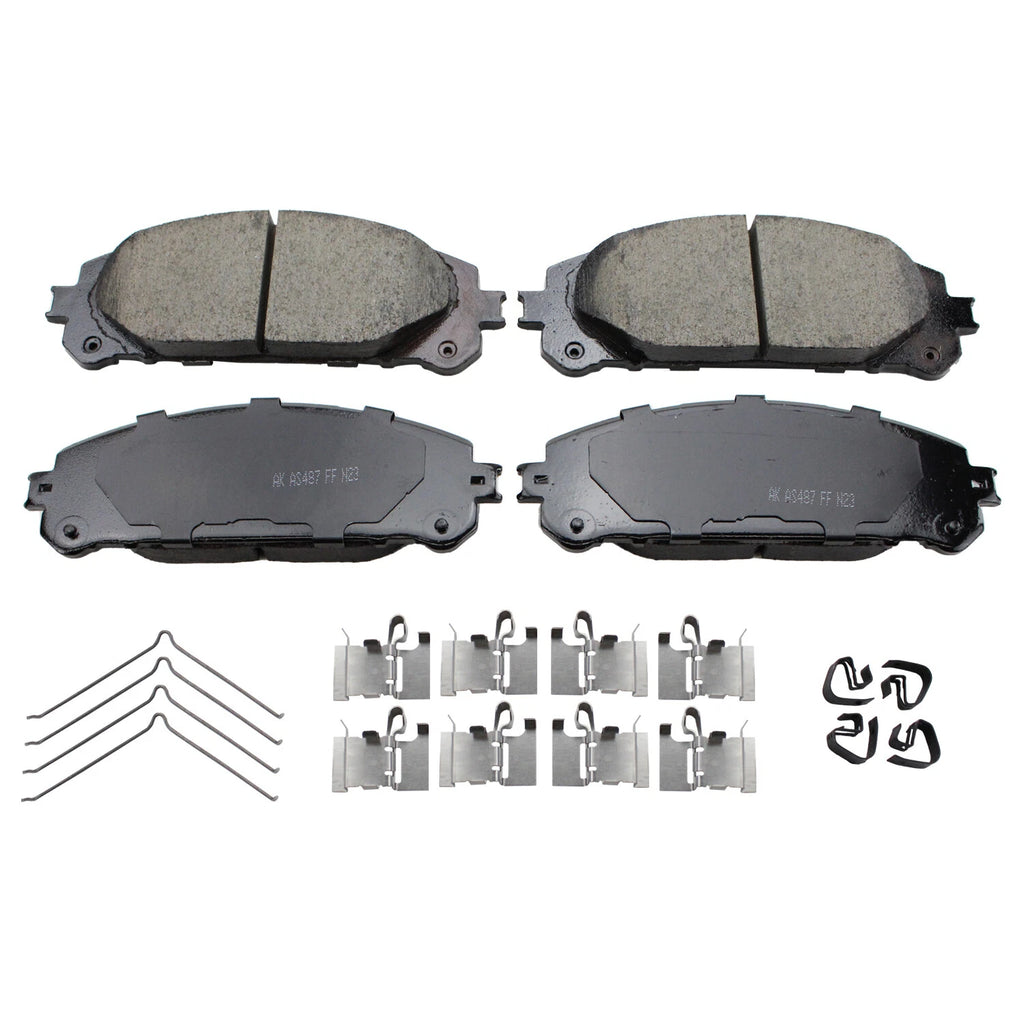 Set of 4 Akebono ProACT Front Ceramic Brake Pads for RX350 RX450h Highlander Sienna (2007–2022)