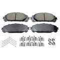Set of 4 Akebono ProACT Front Ceramic Brake Pads for RX350 RX450h Highlander Sienna (2007–2022)