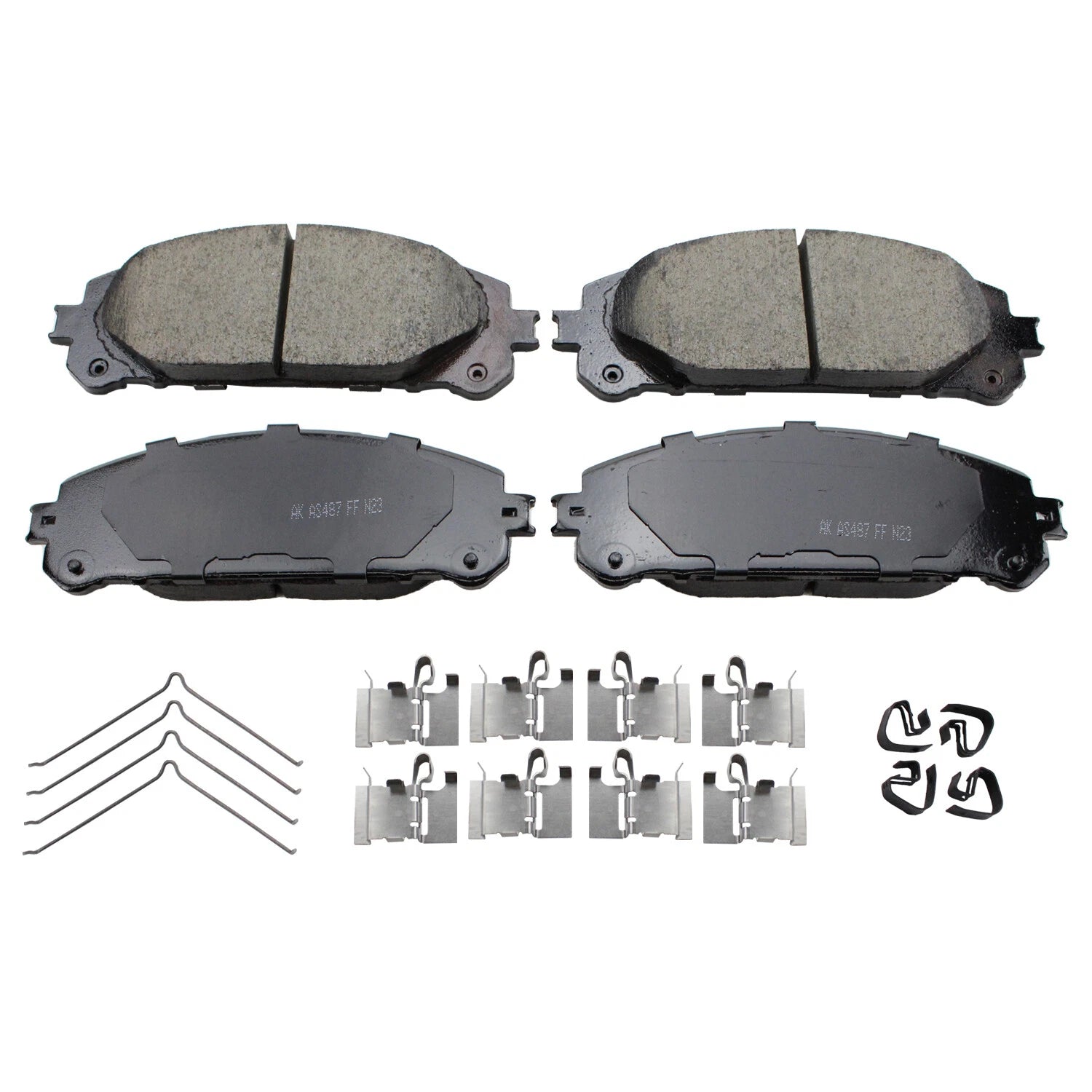 Set of 4 Akebono ProACT Front Ceramic Brake Pads for RX350 RX450h Highlander Sienna (2007–2022)