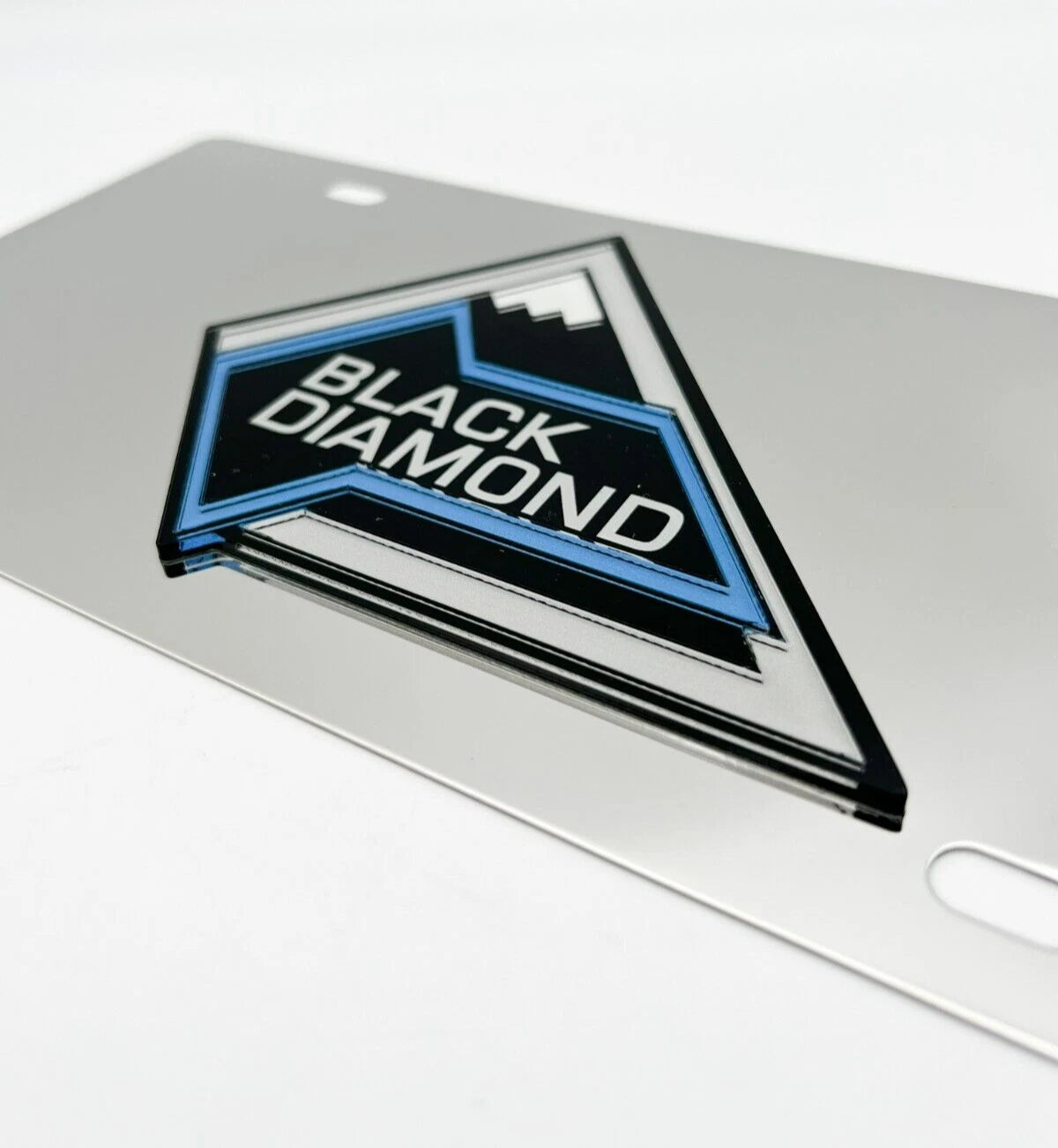 License Plate Frame Premium Chrome 3D Ford Bronco Badge for Ford Bronco (2021–2024)