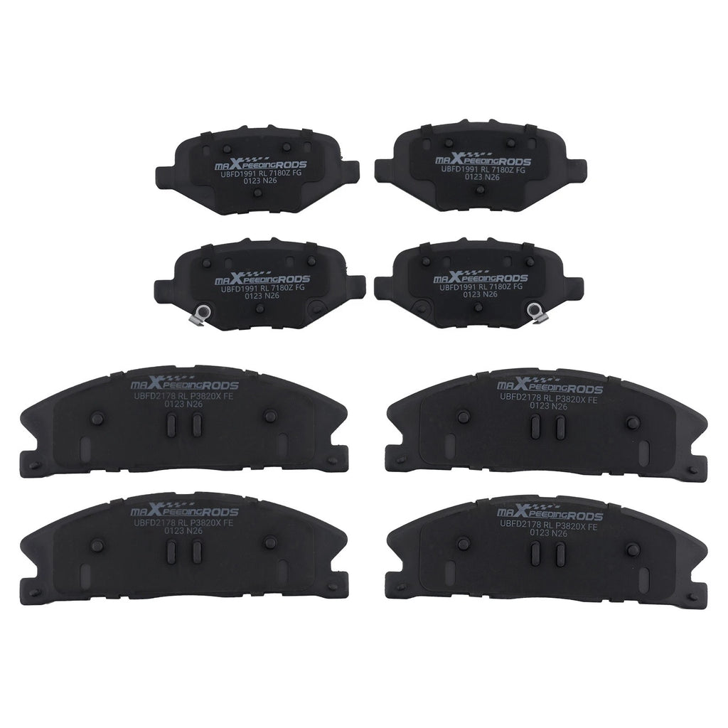 8pcs Brake Pads Set for Ford Police Interceptor Sedan/Utility (2013–2019)