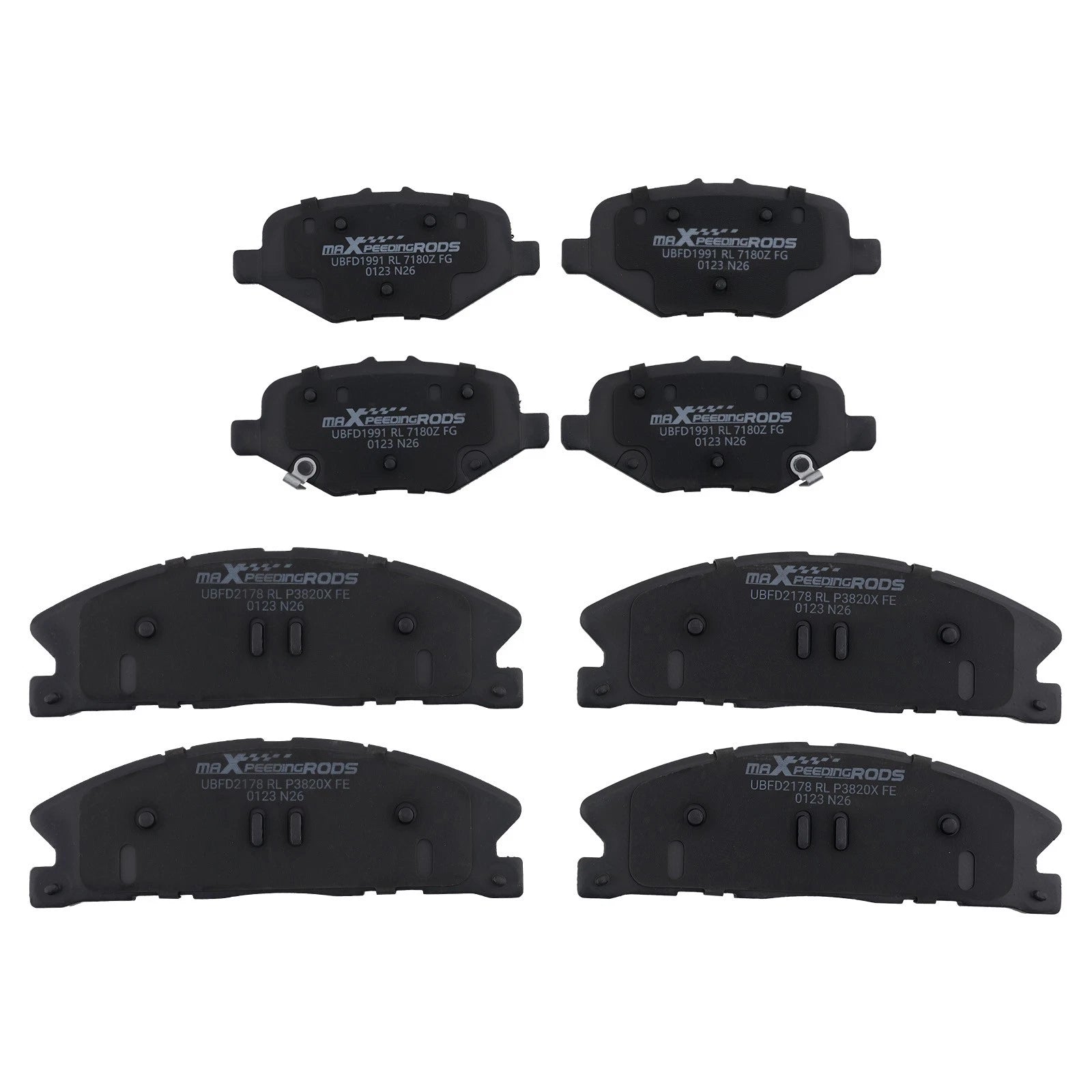 8pcs Brake Pads Set for Ford Police Interceptor Sedan/Utility (2013–2019)
