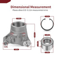 2 x Rear Wheel Bearing Carrier for Polaris Sportsman 500 HO (2008–2013)