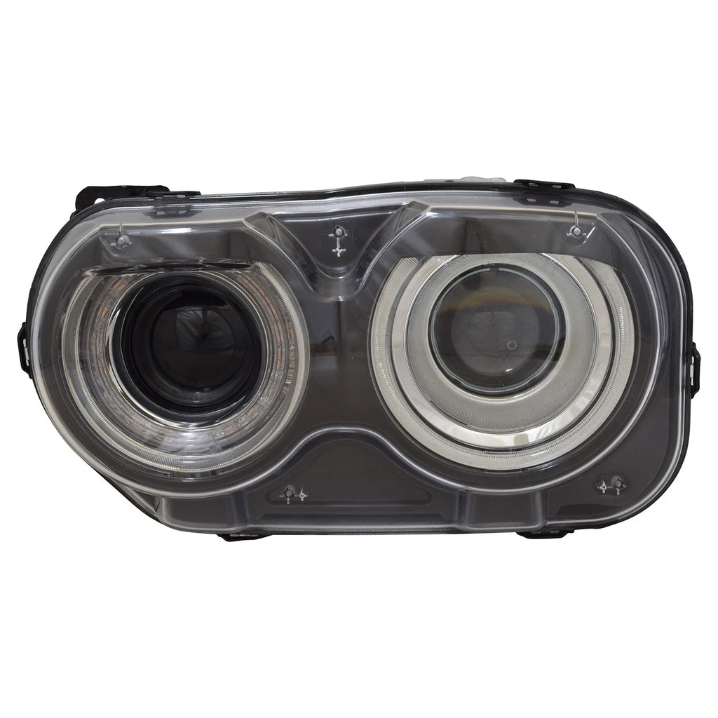 Replacement Driver Side Halogen Headlight Assembly for 2015-22 Dodge Challenger
