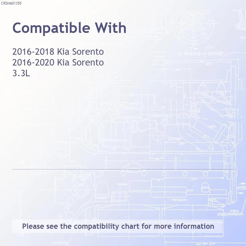 Replacement A C Condenser w Subcooling for 2016-2018 Kia Sorento