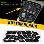 Climate Control Button Decal Sticker Protector Kit for Chrysler (EXC)