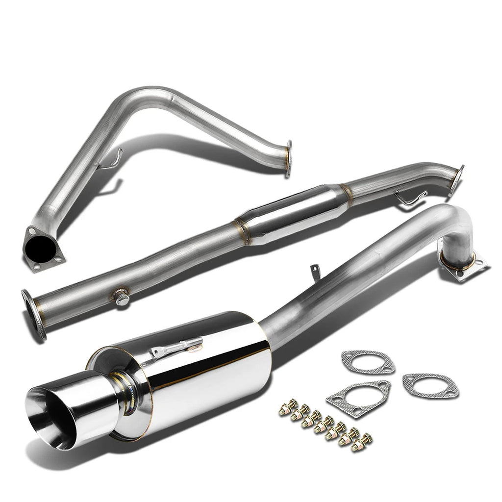 4" Rolled Tip Muffler Catback Exhaust System for Mitsubishi Eclipse (2000–2005)