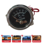Oil Pressure Gauge for Motor Vehicle (0 to 100 PSI, Chrome)