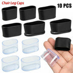 Chair Leg Cap Oval Covers for Outdoor Furniture (Set of 4)