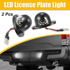 2X LED License Plate Light Lamp Assembly for Dodge RAM 1500 