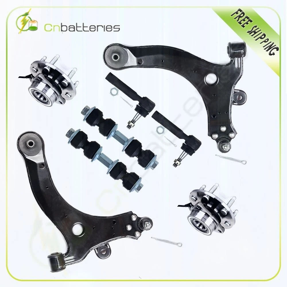 Front Lower Control Arm Wheel Hub Tie Rod Kit for Oldsmobile Silhouette (1997–2004)