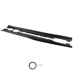 2pcs Side Skirts Kit for Chevy Camaro RS SS LT LS (2016–2023) Matte Black