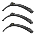 3pc Wiper Blade Kit for Valeo Ultimate Beam (Front 22", 20"; Rear 16")