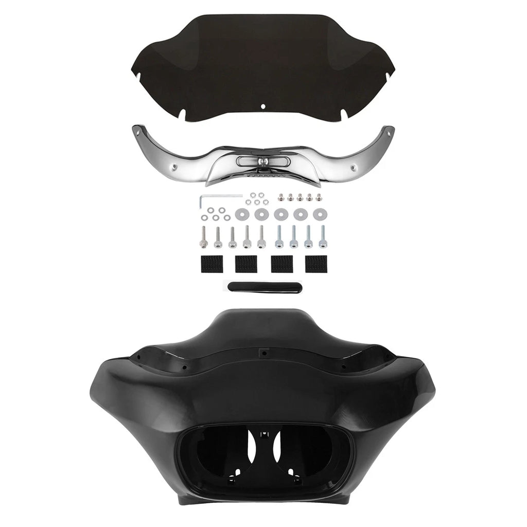 Inner & Outer Fairings Windshield Trim for Harley Road Glide (1998–2013)