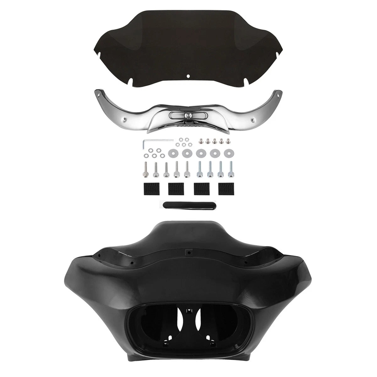Inner & Outer Fairings Windshield Trim for Harley Road Glide (1998–2013)
