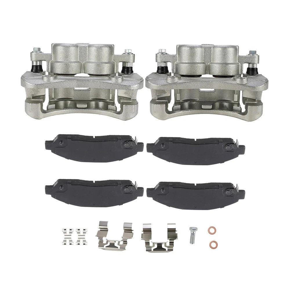 Front Brake Calipers & Pads Set for Chevrolet Colorado (2004–2008)