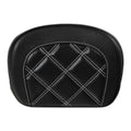 Black Passenger Sissy Bar Backrest Pad for Harley Touring Electra Glide (2014-2023)