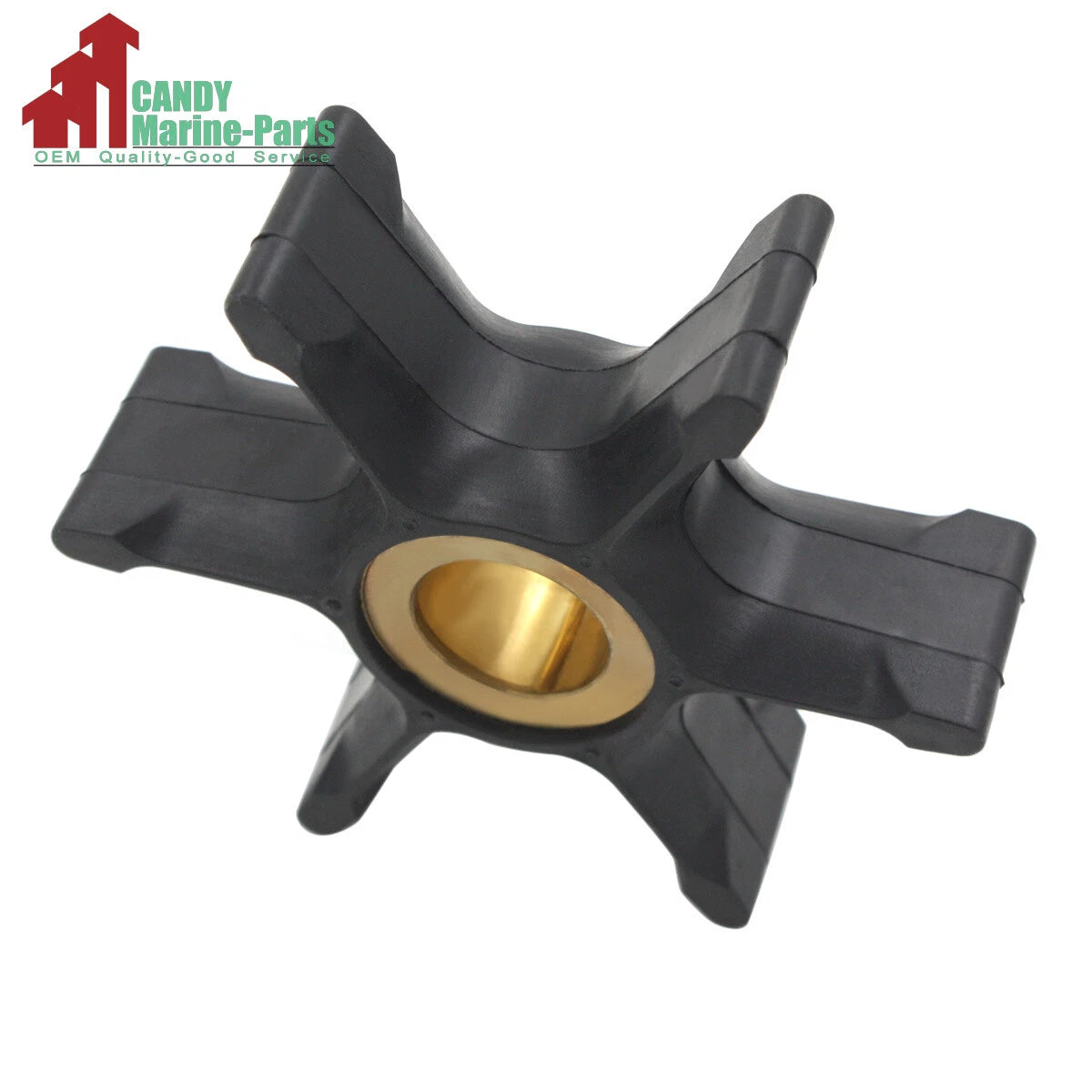 Water Pump Impeller for Johnson Evinrude 60-75hp (1968–1999) 396725 432594 437080