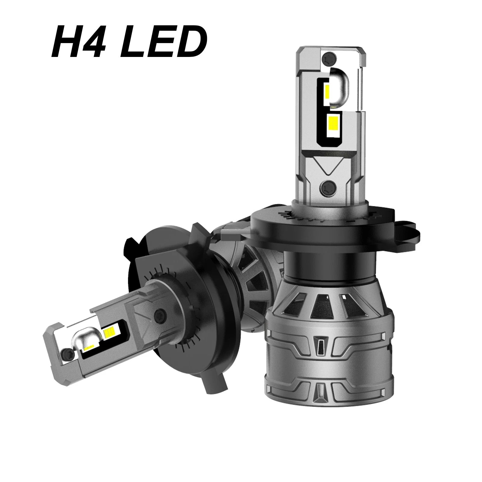 2X H4 LED Headlight Bulbs for 20000LM White Bright