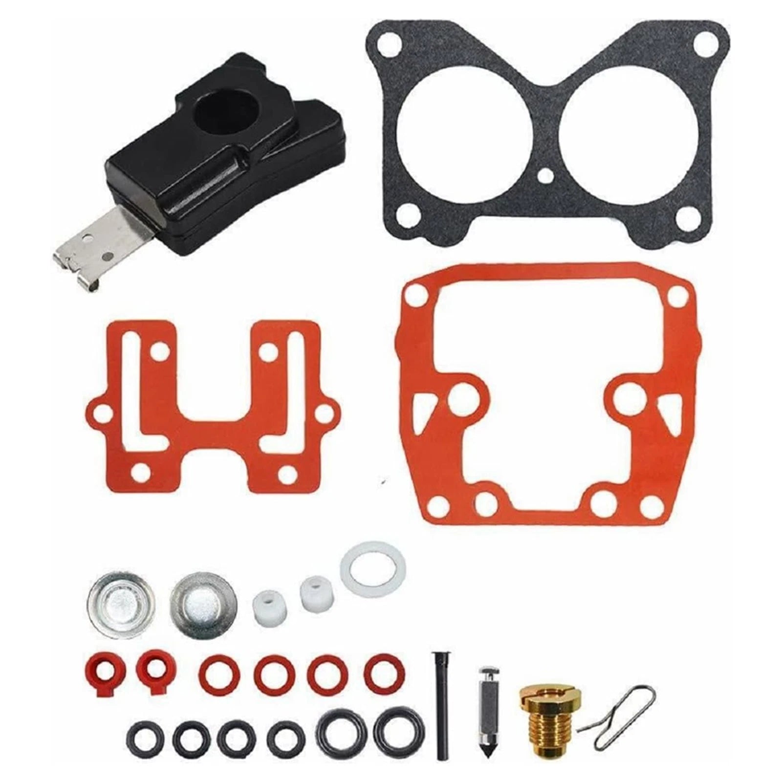 2Pcs Carb Rebuild Kits for Johnson Evinrude V4 (1985–1995)