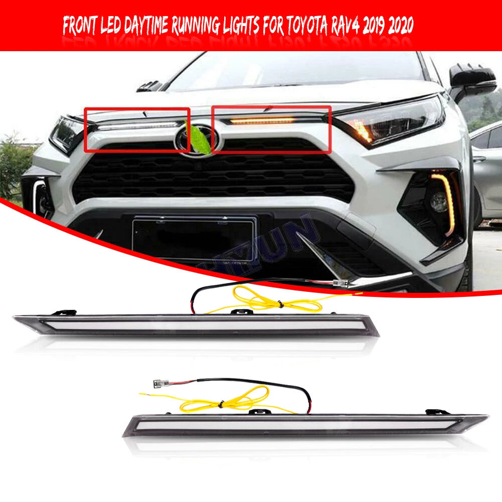 Sequential Amber Turn Signal LED Lights for Toyota RAV4 (2019–2023)