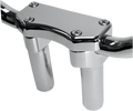 4" Handlebar Riser & Top Clamp Kit for Buffalo - Chrome
