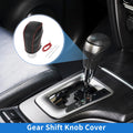 Set of 1 Gear Shift Knob Cover for Volkswagen Golf (2015–2019) Pebbled Black Red