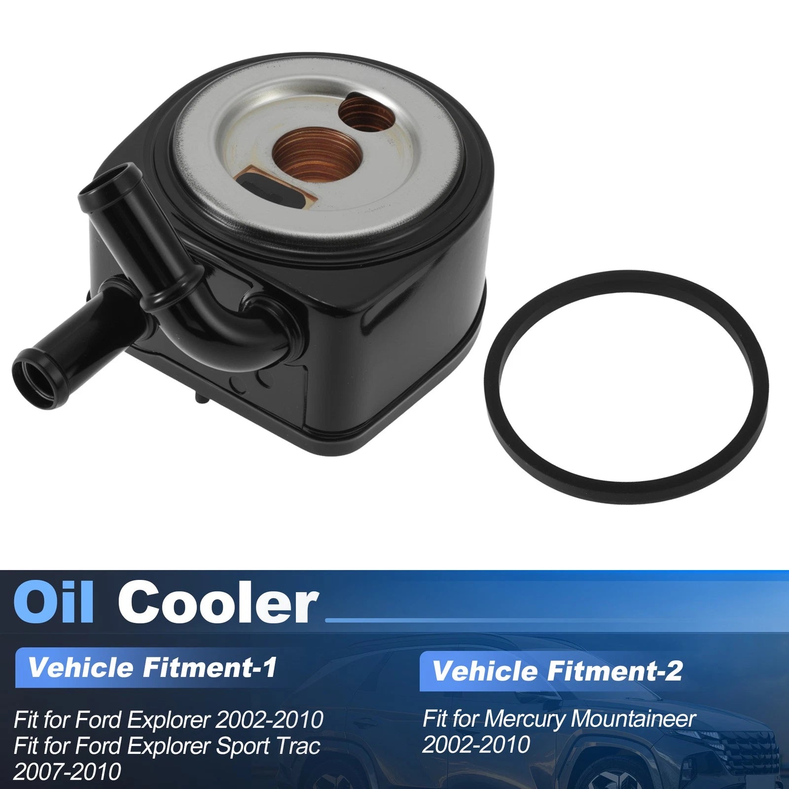 Engine Oil Cooler 1L2Z6A642FA for Ford Explorer, Explorer Sport Trac (2002–2010)