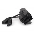 5-Wire & 4-Wire Flat Multi-Tow Adapter for RVs (12V)