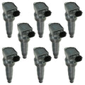 Set of 8 NGK Ignition Coils for Equus K900 V8 (2015–2016) 48939