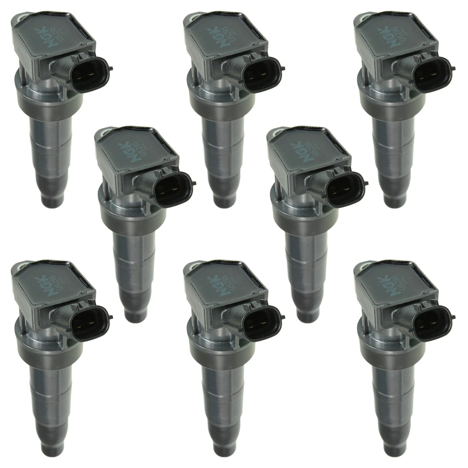 Set of 8 NGK Ignition Coils for Equus K900 V8 (2015–2016) 48939