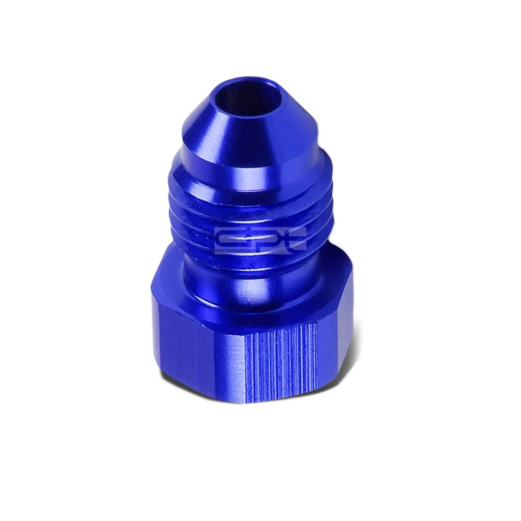 Set of 4 AN-4 Flare Bolt Blue Aluminum Anodized Nut Bolt Plug Fitting Adapter