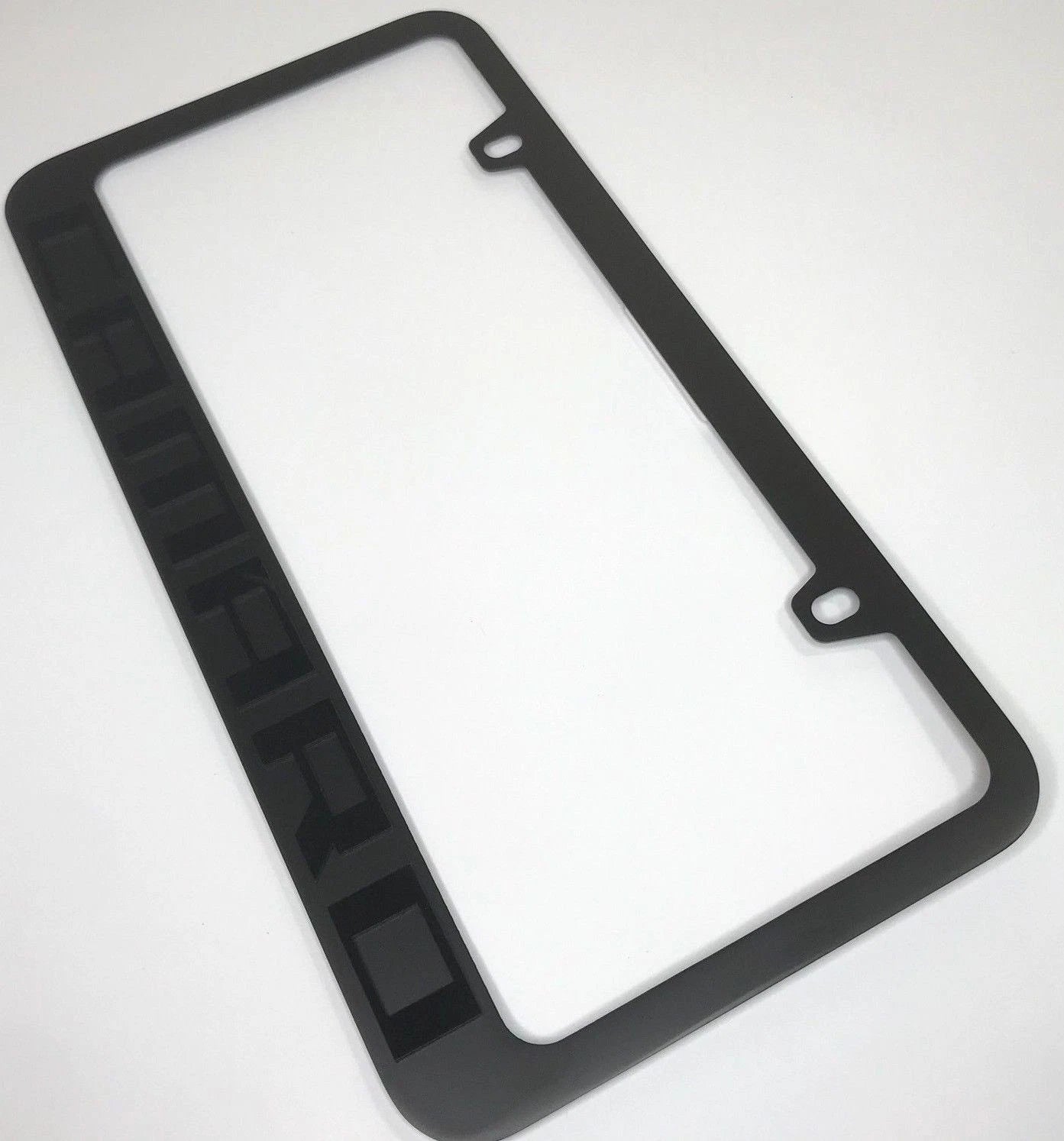 License Plate Frame Premium Matte Black for Chevrolet Camaro (2010–2015)