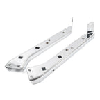 Set of 2 Saddlebag Rail Support Brackets Chrome for Harley Touring (1985–2008)