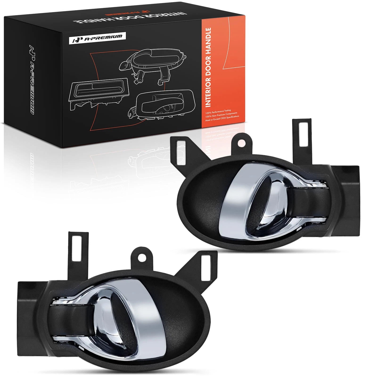 2X Front or Rear Interior Door Handle for Nissan Juke (2015–2017)